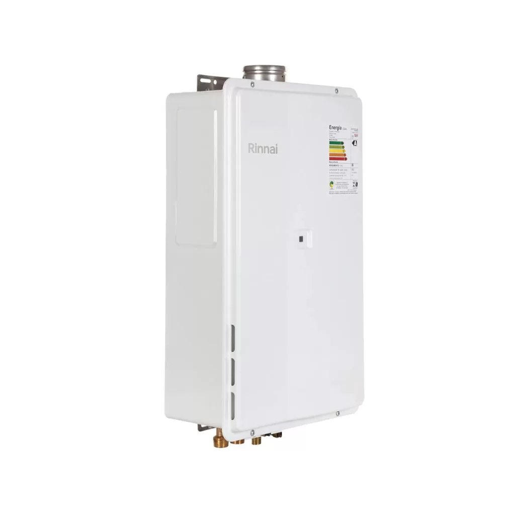 aquecedor de água para cozinha industrial Rinnai REU-2802 FEC Branco - Norte Aquecedores
